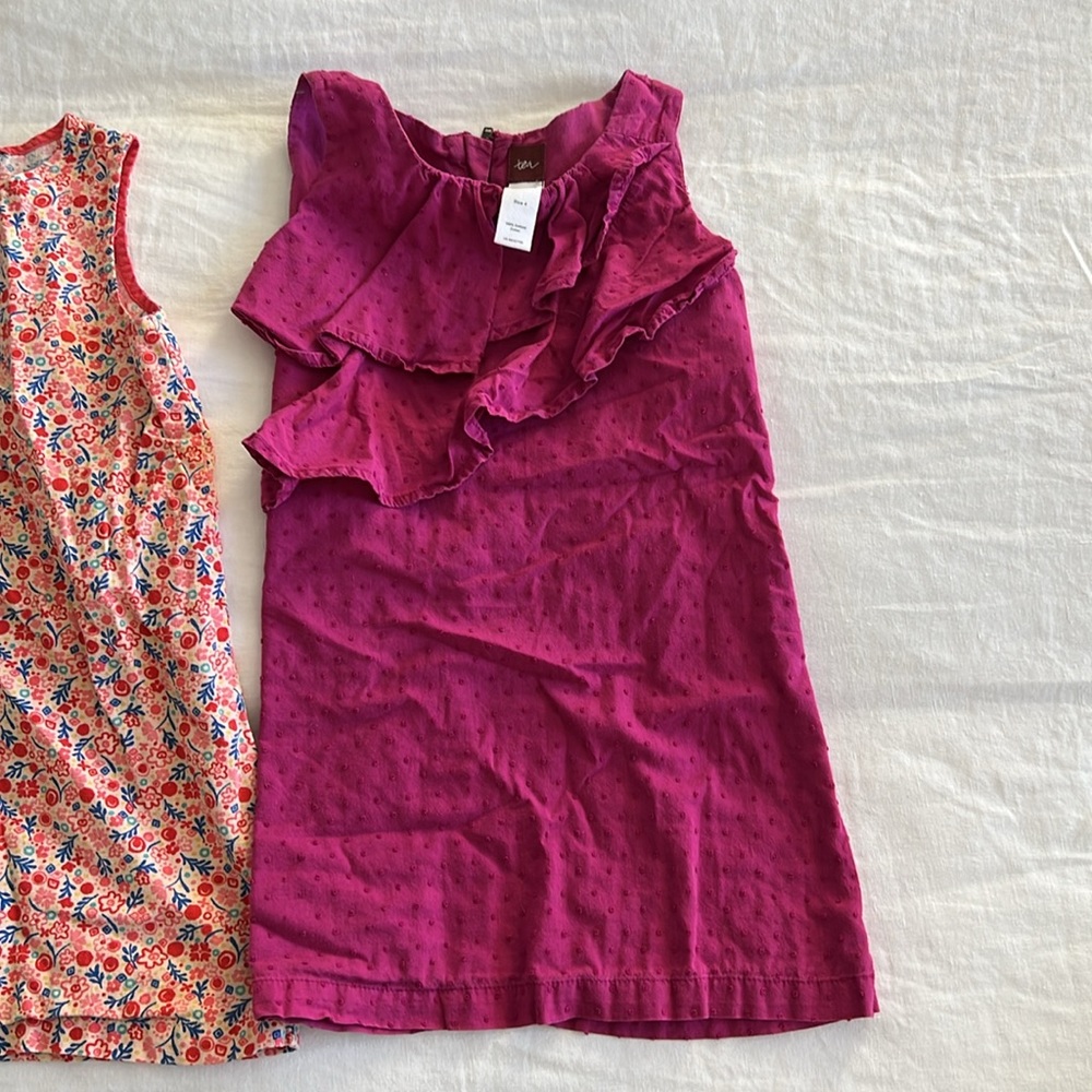 2 Tea Collection dresses 4T - Picture 5 of 7